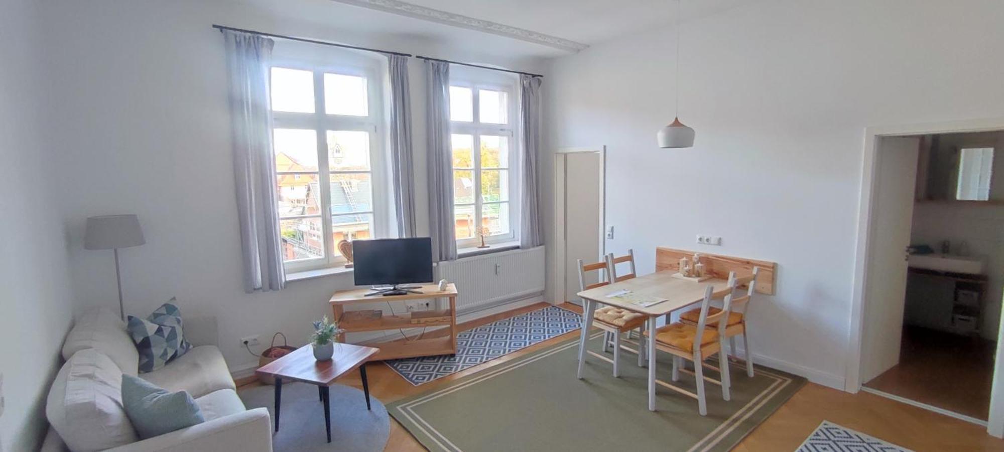 Schoene Ferienwohnung Mit Zwei Schlafzimmern Quedlinburg Luaran gambar